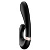 Satisfyer Stimulateur Point G connecté Heat Wave Satisfyer 14 x 3.5cm Noir